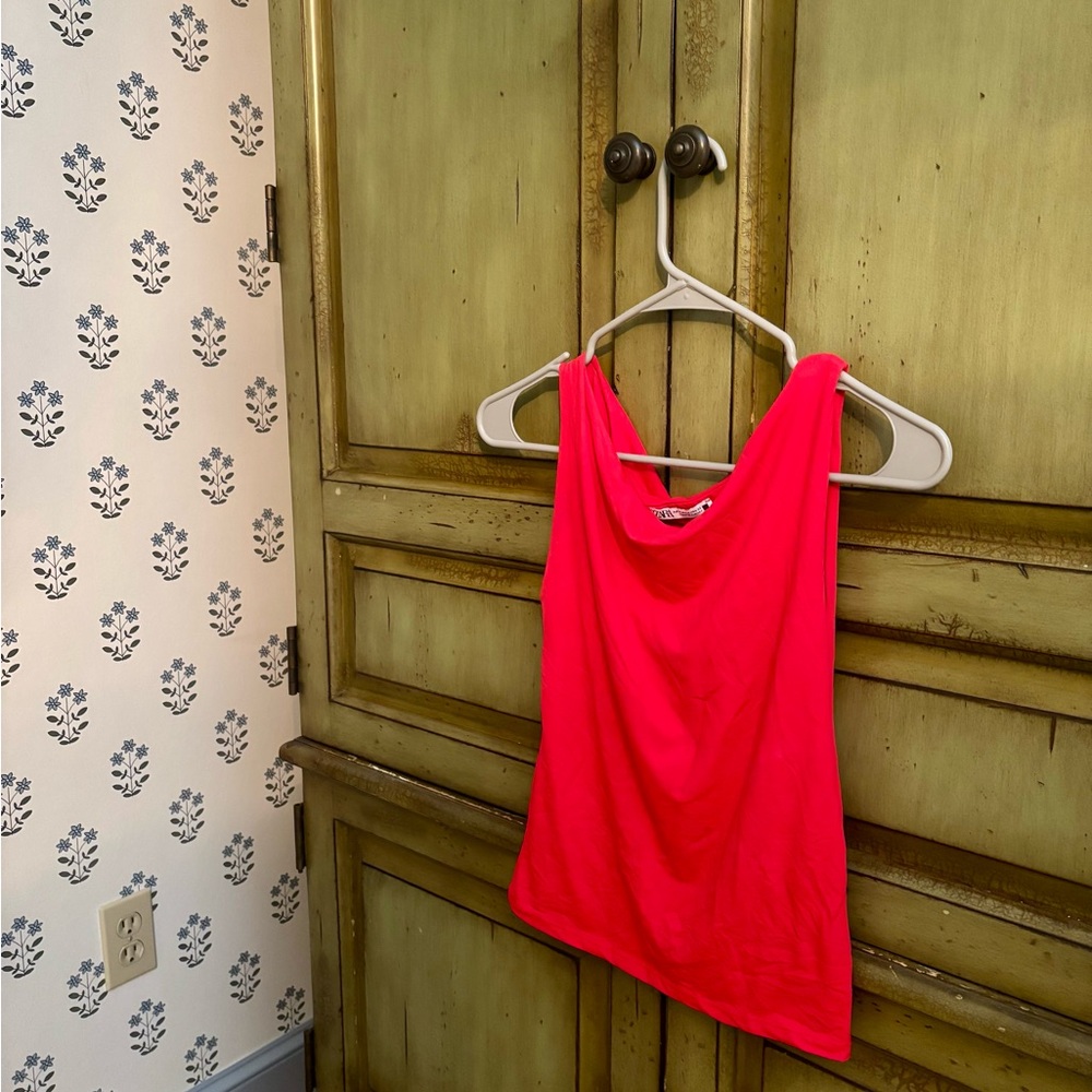 Zara Pink Sleeveless Tank Top